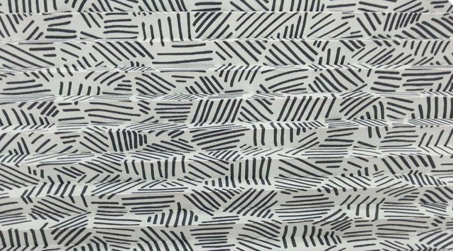 72-Cool-ash-on-White Jaluzele Tip pliseu - Semi-Transparent - Ebro Effect Print - imagine 1
